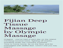 Tablet Screenshot of fijianmassage.com